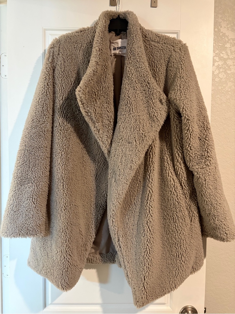 ✨BB Dakota | Daylin Open-Front Teddy Bear Coatigan | Sz S - Picture 4 of 16